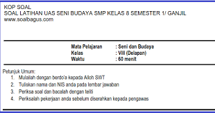 We did not find results for: Contoh Soal Seni Budaya Dan Jawabannya Berbagai Contoh