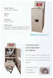 Exchange coins for free at banks. Coin Deposit Machine