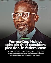 The former Des Moines Public Schools superintendent is from Guyana. His  plea hearing is scheduled for Thursday, Jan. 22.⁣ ⁣ Read more at Axios and  follow us for more.