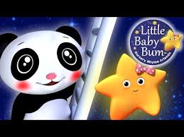 Star Light Star Bright Nursery Rhyme With Twinkle Star Baby Panda By Littlebabybum Youtube Kerst
