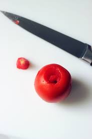 How to core a tomato. How To Core Seed Chop Tomatoes Good Cheap Eats