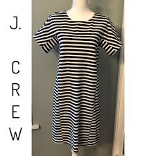 Black And White Striped T Shirt Dress Details About J Crew Women S Striped T Shirt Dress Size Medium Nautical Dress Black And White Striped T Shirt Dress Nautical Dress Dresses