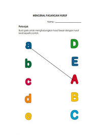 0 ratings0% found this document useful (0 votes). Menjodohkan Huruf Besar Dan Kecil Worksheet