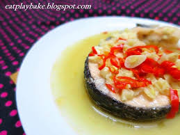 猫兒的天空 泰式蒸三文鱼thai style steamed salmon steam salmon salmon food