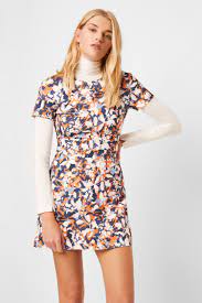 These unique vintage fit and flare dresses with retro charm are just the ticket! Enid Stretch Print Fit And Flare Dress Collections French Connection