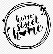 Download Home Sweet Home Wreath Printable Sign Svg Welcome Home Clipart 443807 Pinclipart