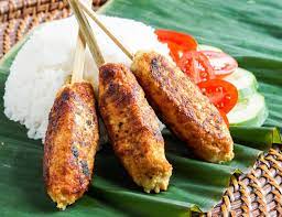 Balinese Food Cookbook Review And Sate Lilit Ayam Balinese Chicken Satay Balinese Recipe Food Satay