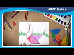 Art Lesson Steam Tangram Youtube In 2020 Art Lessons Tangram Lesson