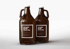 Growler Beer Bottle Mock Up Beer Growler Beer Bottle Bottle
