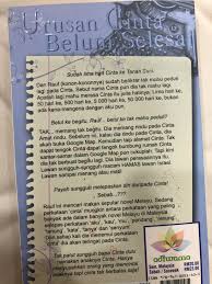 Kali ini bukan lagi belaian yang kulakukan, tapi aku sudah mulai melakukan remasan ke buah dadaku. Pre Owned Malay Novel Books Stationery Books On Carousell