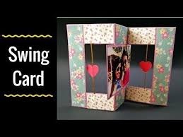 Golden rule for flipping cards is condition! 4 Unique Handmade Swing Card How To Make Flip Flop Card Youtube Swing Card Anniversary Cards Handmade Diy Unique Cards