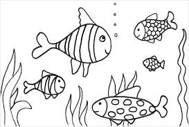 Kids fantastic collection of fish coloring pages has lots of coloring pages to print out or color online find your favorite fish! 8 Fish Coloring Pages Jpg Ai Illustrator Free Premium Templates