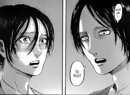 Apr 30, 2021 · a teaser image for the attack on titan manga's ending that was released beforehand indicated that eren yeager would not receive a happy ending. I Just Keep Moving Forward Eren S Choice Mikasa And Historia Between
