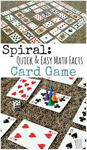 Information on board game mathematical ideas. Spiral Easy Way To Practice Multiplication For Kids