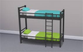 Converting a pair of twin beds into a bunk bed can save more than 20 square feet of floor space in the room. Veranka Hipster Loft Bunk Bed And Mattresses For Bunk Beds Sims 4 Downloads