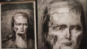 This is blog is about seeing Auerbach's 'Charcoal Heads' exhibition