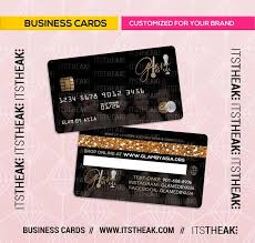 Credit Card Style Business Cards Customized For Your Brand Etsy In 2020 Cute Business Cards Compare Credit Cards Hotel Credit Cards