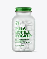 Download Frosted Glass Pills Bottle Mockup In Bottle Mockups On Yellow Images Object Mockups PSD Mockup Templates