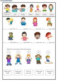 Printable worksheets illustrating body click on the thumbnails to get a larger, printable version. Pin En Class Work