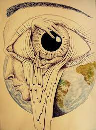 Global Vision Of The Situation By Paulo Zerbato Psychedelic Art Trippy Drawings Art