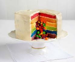 Regenbogenkuchen Mit Smarties Fullen Regenbogenkuchen Rezept Kuchen Und Torten Rezepte Regenbogen Kuchen