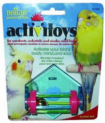 Bird That Sounds Like A Squeaky Toy Uk 4 56 4 08 Jw Pet Company Activitoys Tumble Bell Bird Toy The Tumble Bell Activitoy Is A Spinning Barrel Toy Made From Bright Jw Pet Bird Toys Pet Companies