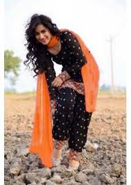 Black And Orange Dress Pakistani Party Wear Black Orange Unstitched Salwar Suit Kumkum02 Patiala Suit Designs Indian Outfits Punjabi Outfits