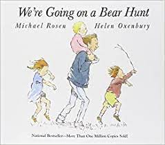 They start at their house, then, as the song progresses, they face different scenarios and obstacles they have to overcome, and they tell all about. We Re Going On A Bear Hunt Amazon De Rosen Michael Oxenbury Helen Fremdsprachige Bucher