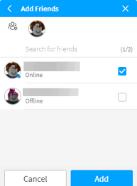 You need to type in their roblox username and click on search. Chatting And Playing With Friends Roblox Support