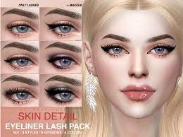 Sweets skin overlay by msqsims · 3. Sims 4 Eyelashes Skin Detail Sims 4