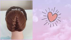 تسريحة سهلة ومميزة للمناسبات بخطوة الجدولة orgulu topuz sac modeli youtube hair tutorial hair styles tutorial