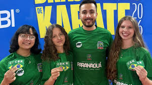 Paranaguá conquista três vagas na Seleção Brasileira e soma 12 medalhas no Brasileiro de Karatê