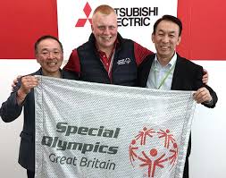 It is part of the global special olympics movement. Mitsubishi Sponsors Special Olympics Cooling Post