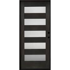 Style no.310 is a full lite flush door in the profiles™. Modern Front Doors Exterior Doors The Home Depot