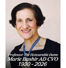 Vale Dame Marie Bashir I am deeply saddened to hear of the passing of Dame  Marie Bashir. Dame Marie was an extraordinary Australian who served New  South Wales with great dignity and