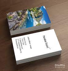 Most people love to visit foreign countries and explore new locations, but independent traveling has its pitfalls like applying a professionally designed business card tells your potential customers that you are a pro who knows the business. Travel Agent Business Cards Diomioprint Business Card Inspiration Business Card Design Unique Business Cards