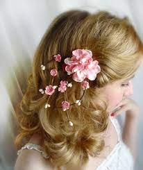 An Orange Version Of This Please Pink Flower Hair Bridal Hair Flower Clip Pink Flower Hair Clip