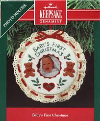 1991 Baby S First Christmas Photo Holder