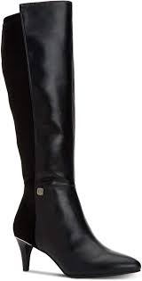 Alfani Women S Step N Flex Hakuu Wide Calf Dress Boots Created For Macy S Reviews Boots Shoes Macy S Dress With Boots Fashion Boots Boots