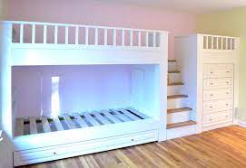Our bunk beds are also used in college dorm rooms to raise your existing dorm room bed off the floor. Kid S Room Built In Bunk Beds Dresser Play Area Transitional Kids New York By Stuart Home Improvement Llc Houzz