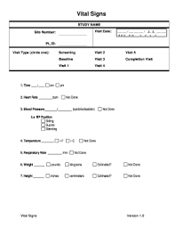 This listing is for an editable and printable vital signs record with notes form. Vital Signs Forms To Print Fill Out And Sign Printable Pdf Template Signnow