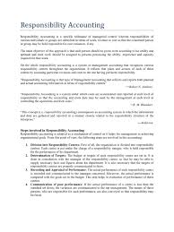 Responsibility Accounting Pdf