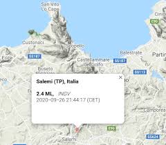 Al pomeriggio cieli sereni o poco. Ancora Una Scossa Di Terremoto Tra Salemi E Vita Magnitudo 2 4 Alqamah