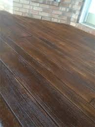 Wood Stamped Concrete Decorative Concrete Simulated Wood Deck In Pensacola Florida Wood Stamped Concrete Concrete Decor Concrete Stained Floors