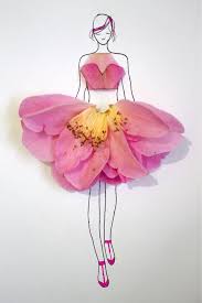 Flower Dress Flower Art Pressed Flower Art Flower Fashion