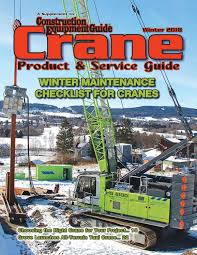 Crane Guide Winter 2018 By Construction Equipment Guide Issuu