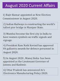 August 2020 Current Gk Questions In 2020 Gk Questions And Answers Gernal Knowledge Gk Knowledge