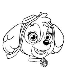 Starting in 2014 in canada, the paw patrol tv series is very successful winning numerous awards for … Skye Face Coloring Page Free Printable Coloring Pages For Kids