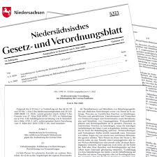 2.3.2021, 00:00 uhr (online aktualisiert um 08:05 uhr). Vorschriften Der Landesregierung Portal Niedersachsen