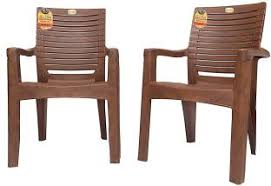 Elite plastic chairs is a high quality plastic chair that is made up with plastic, it can be used in your restaurant, event center and churches. Anmol Moulded Fortuner High Back Chair With Heavy Structure Build Chair For Home Garden Office Outdoor Brown Set Of 2 Plastic Outdoor Chair 3 Years Warranty Weight Bearing Capacity 200 Kgs Plastic